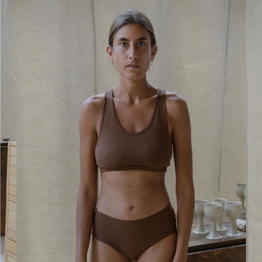 Baserange, Bean Bra in Ocular. Size XS.